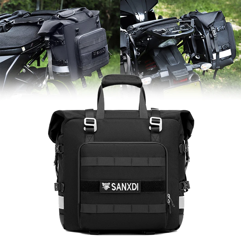 

Боковая сумка для мотоцикла, водонепроницаемая, большой вместимости, универсальная для BMW R1200GS ADV, KAWASAKI, YAMAHA, Honda, Suzuki
