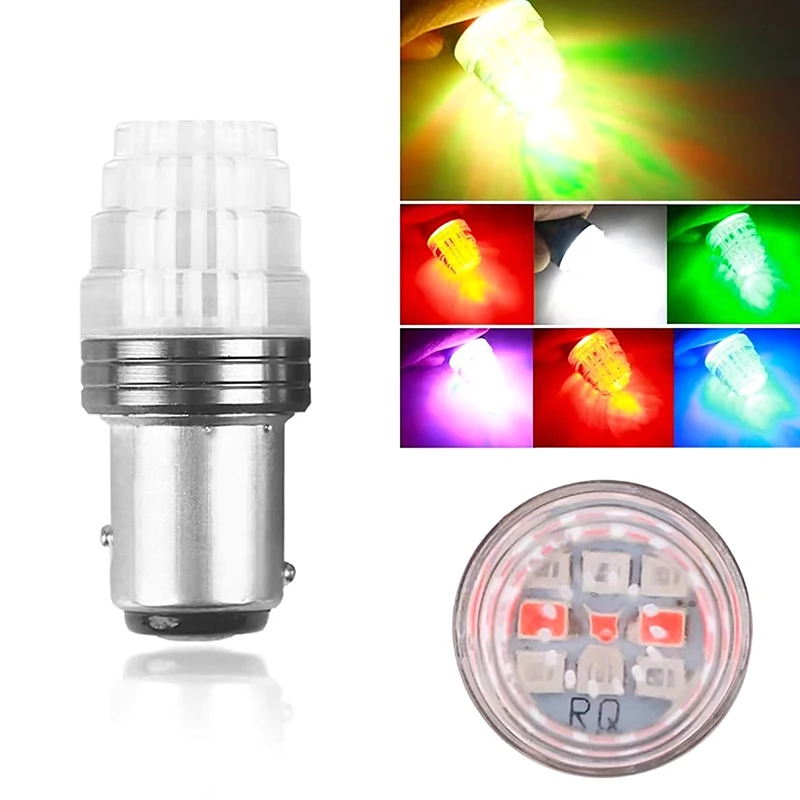 

Super Bright 9 LED Car Motorcycle Brake Light Turn Signal Tail Light 1157 BAY15D P21/5w Bulb 12V Strobe Flash Flashing Lamp