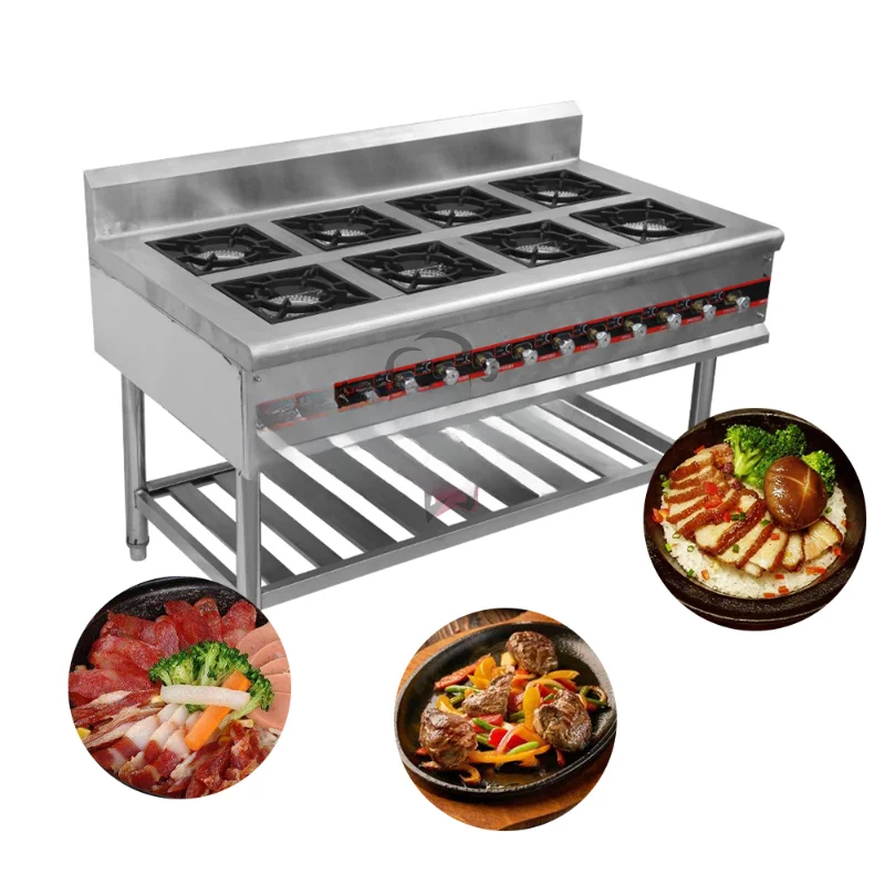 

Chinese Kitchen Stainless Steel Table Top Stand Wok Cooker Gas Stove long service life commercial gas stove burner