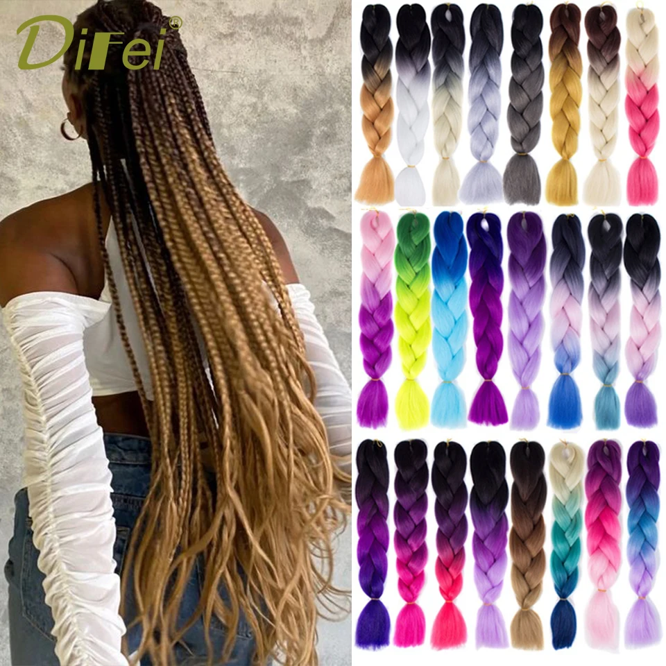 Big Braid Synthetic Wigs women Chemical Fiber High Temperature Silk Hand-woven Shiny Big Braid Hair Dirty Braid Wig Braided Hair