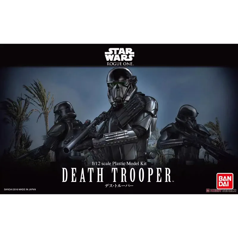 Bandai STAR WARS Rogue One Anime Figures Death Trooper Action Figure 1/12 Plastic Model Kit Collectible Gifts Toys for Boys