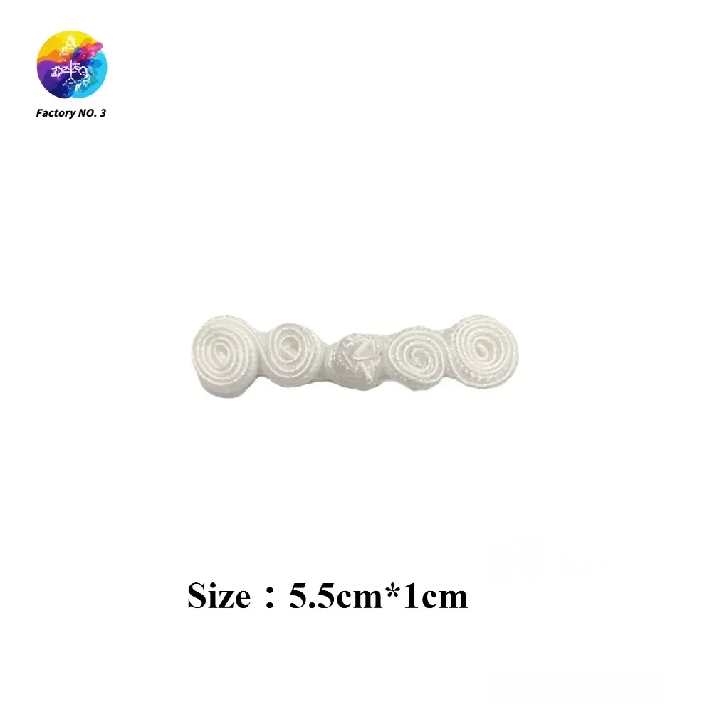 جديد الصينية المنسوجة يدويا شيونغسام الملابس الصينية القرص زر أسفل القماش Hanfu الملابس الزخرفية يتوهم زر الملحقات #5