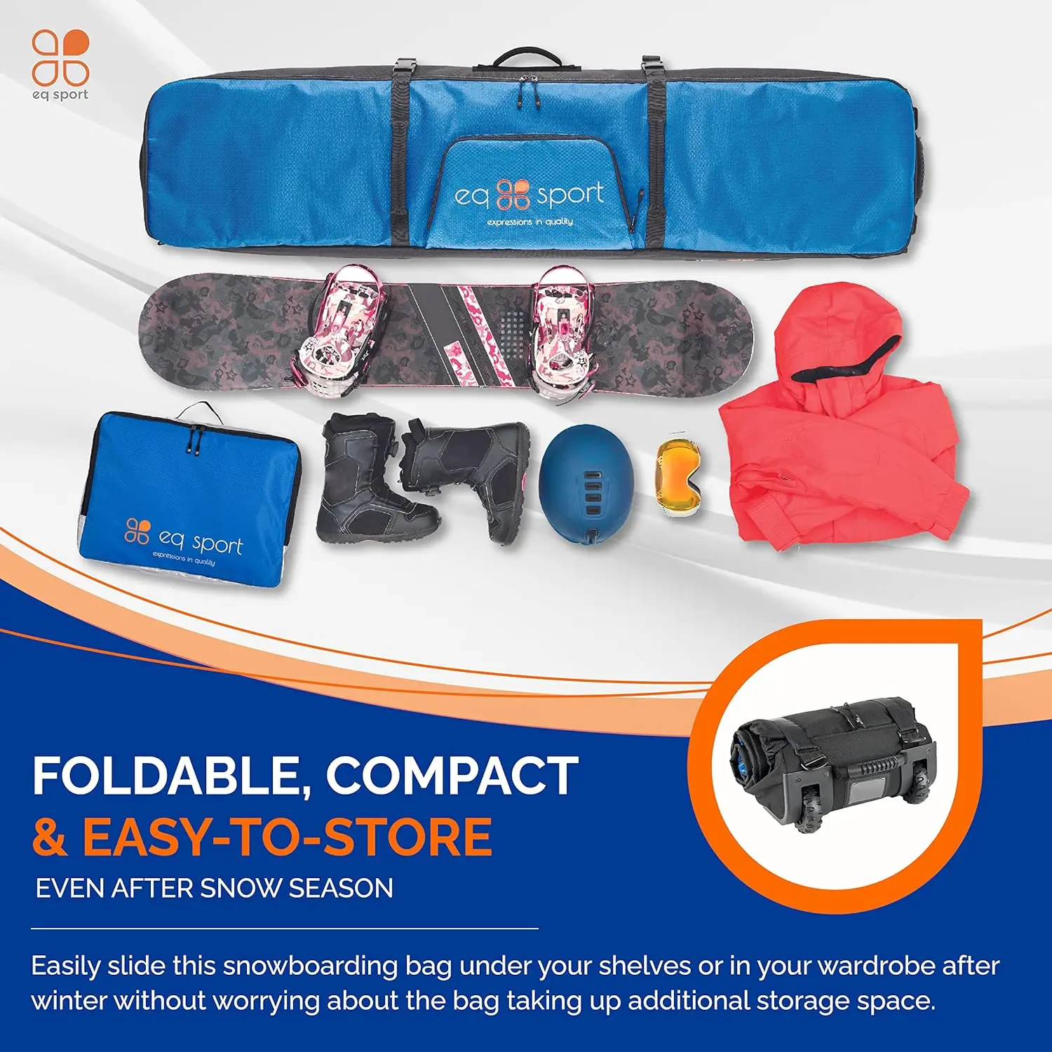 Bolsa de Snowboard rodante con ruedas para viajes en aire, bolsa de Snowboard completamente acolchada, bolsa de Snowboard duradera e impermeable para Air Tra