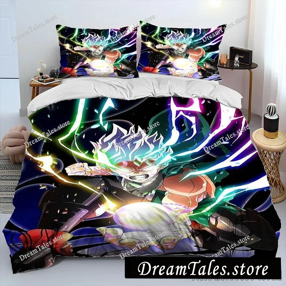 

My Hero A-Academia Anime Cartoon Duvet Cover Set HD Comforter Cover for Kids Bedding Sets Bedclothes Bedroom Decor Luxury Gift