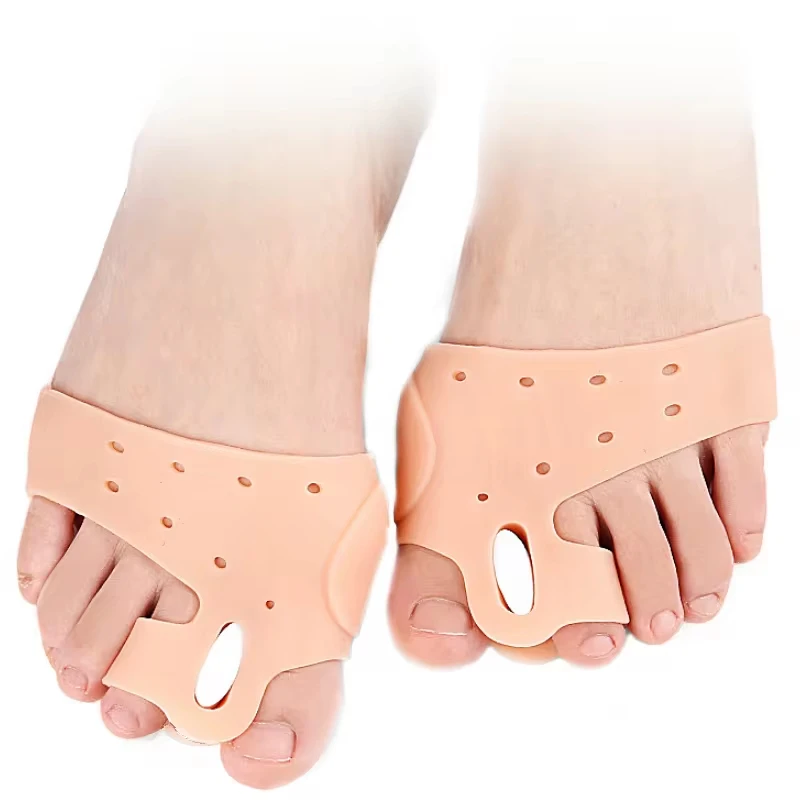 Hallux Valgus Joanete Corrector, Órteses, Ajustador do Polegar, Pedicure, Alisador, Meia, Antepé, Split Pad, Separadores Toe, Hallux, 1 Par