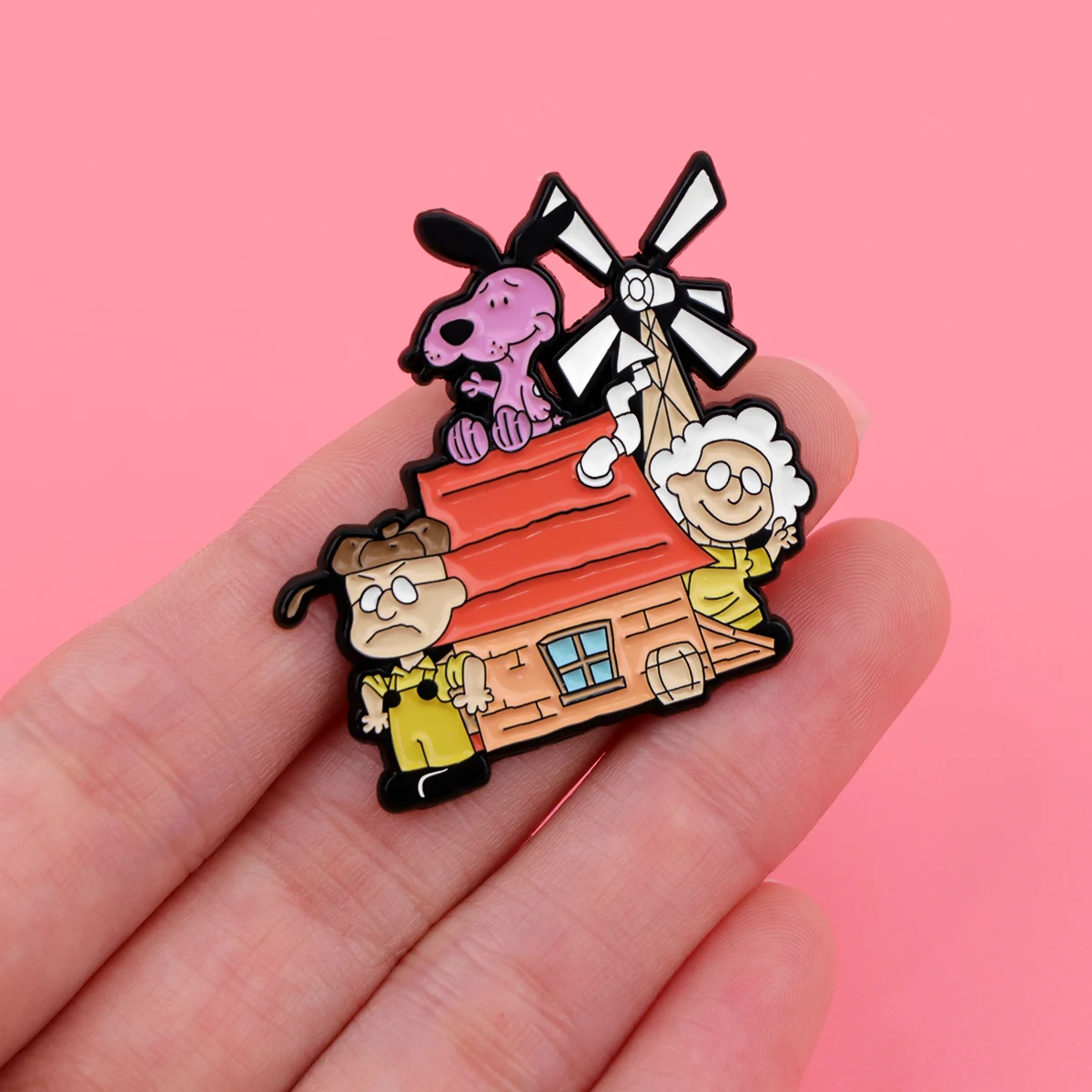 Funny Dog Enamel Pin Cartoon Badges on Backpack Brooches for Women Men Lapel Pins Animal Jewelry Cosplay Accessories Toys Gift