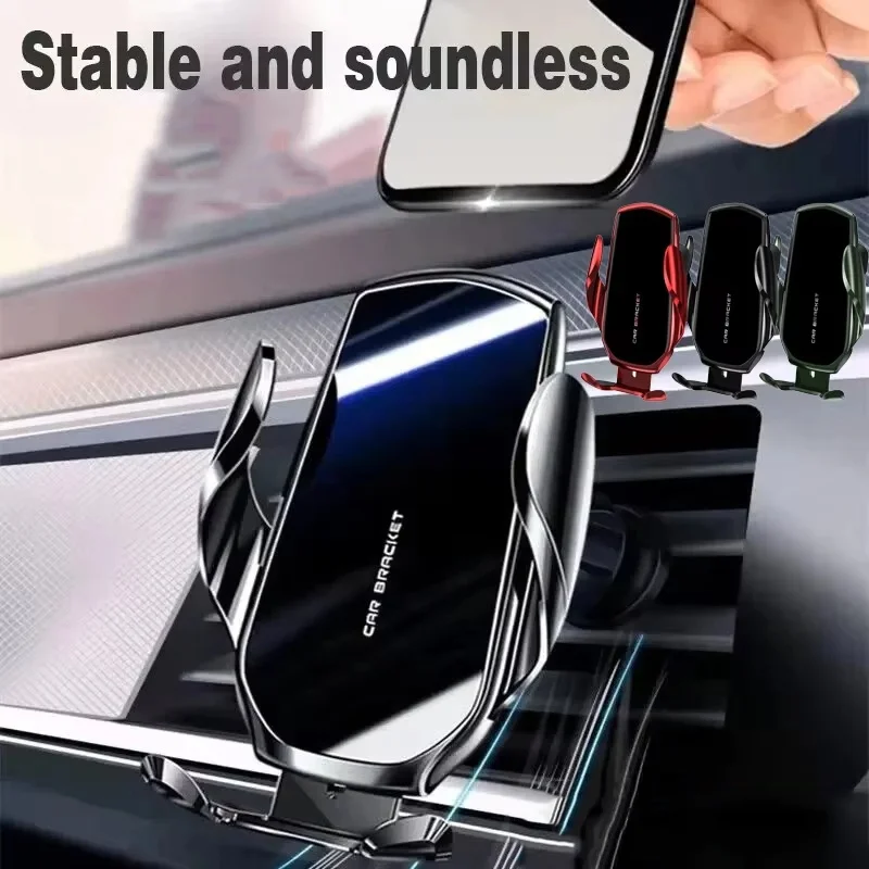 

Car Phone Holder Smart Phone Stand Air Vent Gravity Car Mount GPS Support In Car Bracket For iPhone Xiaomi Samsung Huawei Realme