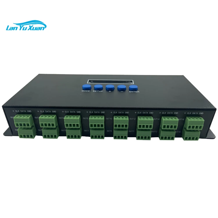 

Bc-216 Digital Controller Led Matrix Artnet Dmx Controller Ethernet Spi Ethernet To Spi/dmx Pixel Light Controller