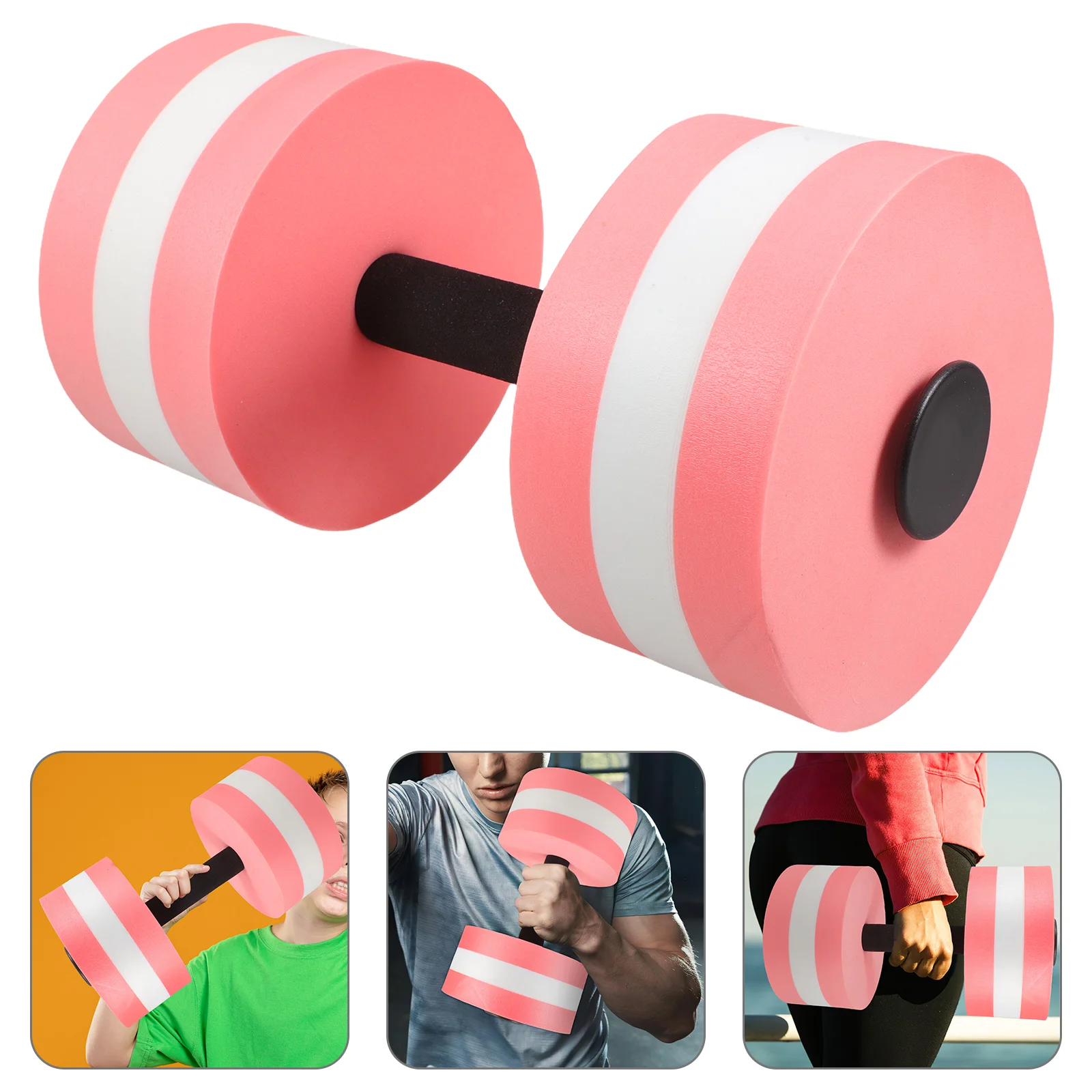 

2Pcs Floating Dumbbells Water Pool Exercise Equipment Flat Weights Ideal Yoga Fitness Routines Design Versatile Use