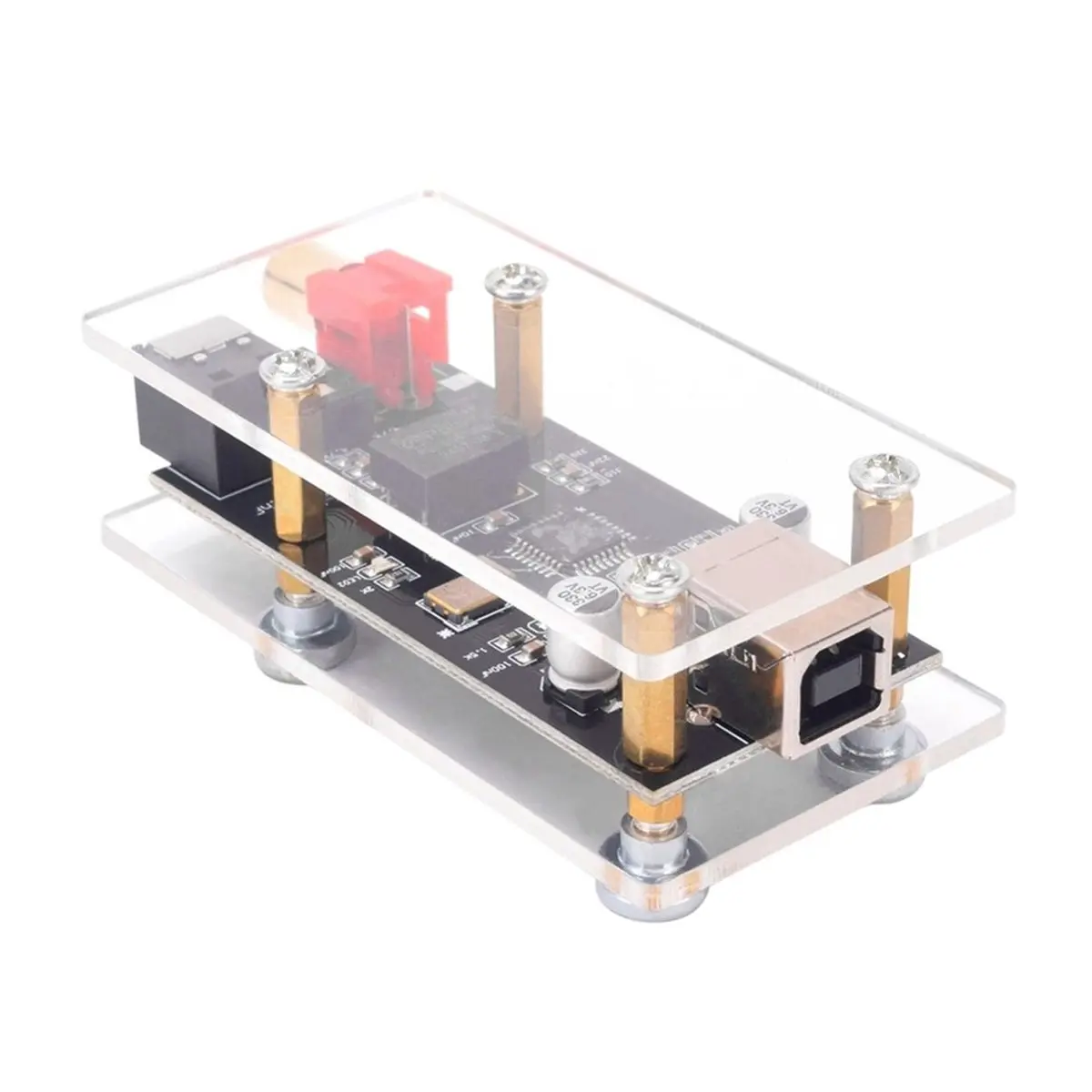 Digital Sound Card SPDIF to Optical Coaxial Converter USB DC 5V Audio Decoder Original Code Conversion Output