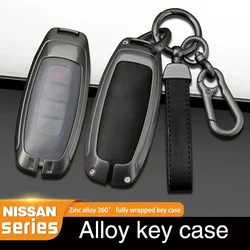 Remote Key Tpu Car Key Case Cover for Nissan X-trail T33 Qashqai 2022 J12 Ariya Altima Teana 2022 2023 Chain Shell Accessories