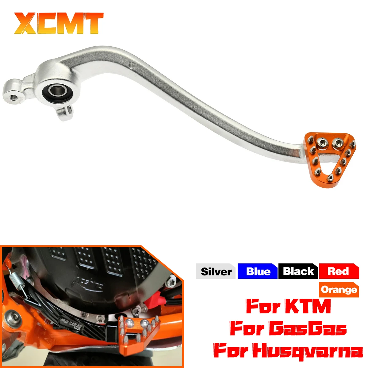 Motorcycle Rear Foot Brake Pedal Lever For KTM SX XC XCW SXF XCF EXCF XCFW 125 250 300 450 500 2016-2022 For Husqvarna TC TE TX