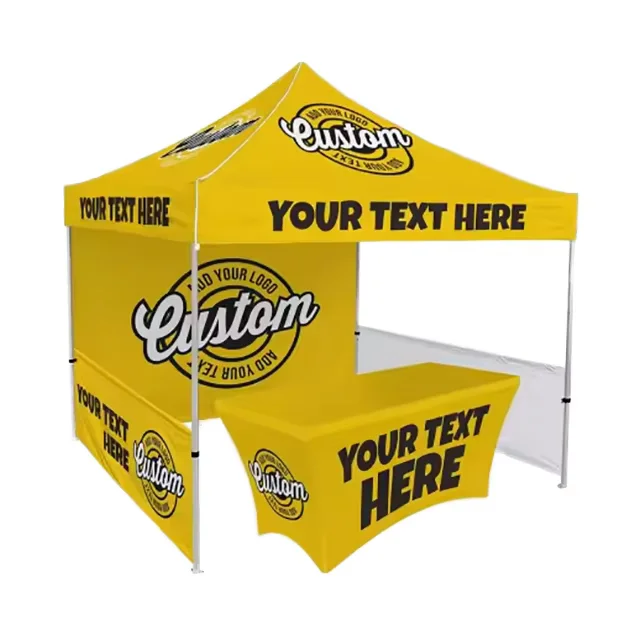 Industrial Waterproof Printed Outdoor Folding Pop Up Canopy Commercial Tent 10x20 Custom Trade Show Advertising Tent Gazebo view 2