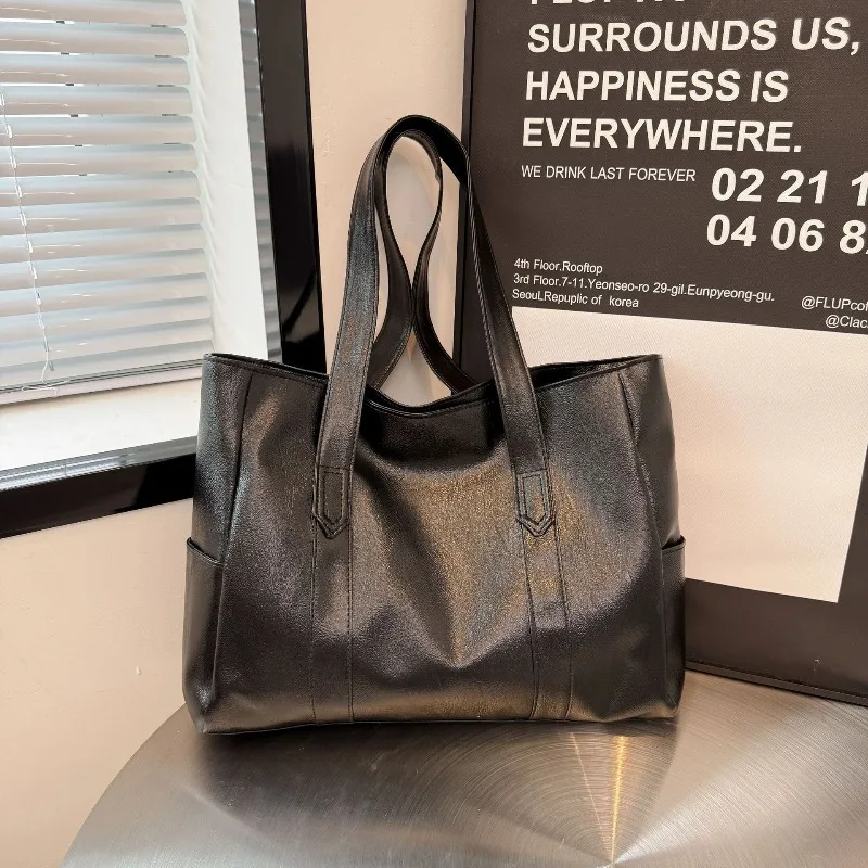 Casual Large Capacity Versatile Tote Bag 3‑way Shoulder Handbag Crossbody Bag Fashion Women Outing Handbag