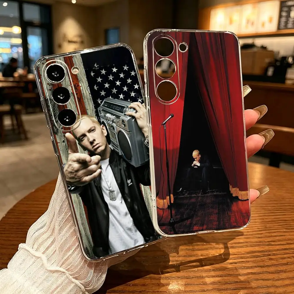 Rapper E-Eminem  Transparent Case for Samsung A10 12 20 21S 30 31 40 50 51 52 70 71 Cover