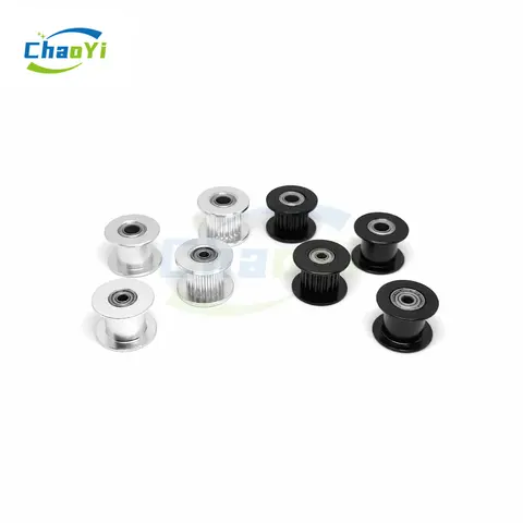 2GT 20 Teeth Tensioner Bore 3/4/5/6/8mm GT2 Idler Pulley For Belt Width 6/9/10/12/15mm 3D Printer Parts Guide Synchronous Wheel 10 best sales belt tensioner pulley - №4