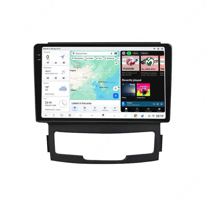 

9.7" Vertical Screen Android Car Video Radio for Display for SsangYong Korando 2011-2013 Carplay Android Auto Gps Navigation