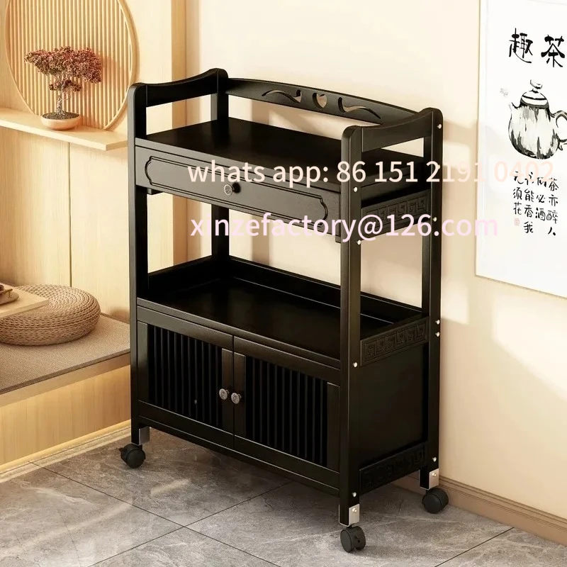 Customizable Beauty Salon Trolley Spa Equipment Aesthetic Auxiliary Cart with wheels Barber Shop Tool Cart Perm and Dying
