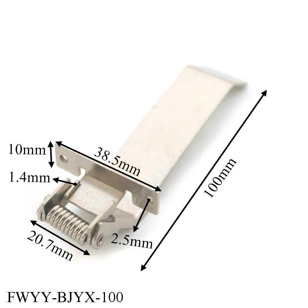 

10PCS LED Downlight Hardware Flat Plate Metal Panel Springs Clip for Ceiling Hanging