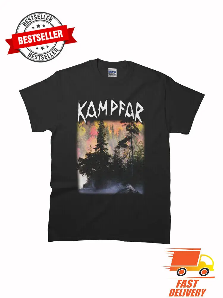 Новый дизайн Kampfar EP Классическая футболка Old School Pagan MAN WOMAN от S до 5XL Новый дизайн Kampfar EP Классическая футболка Old School Pagan MAN WOMAN от S до 5XL