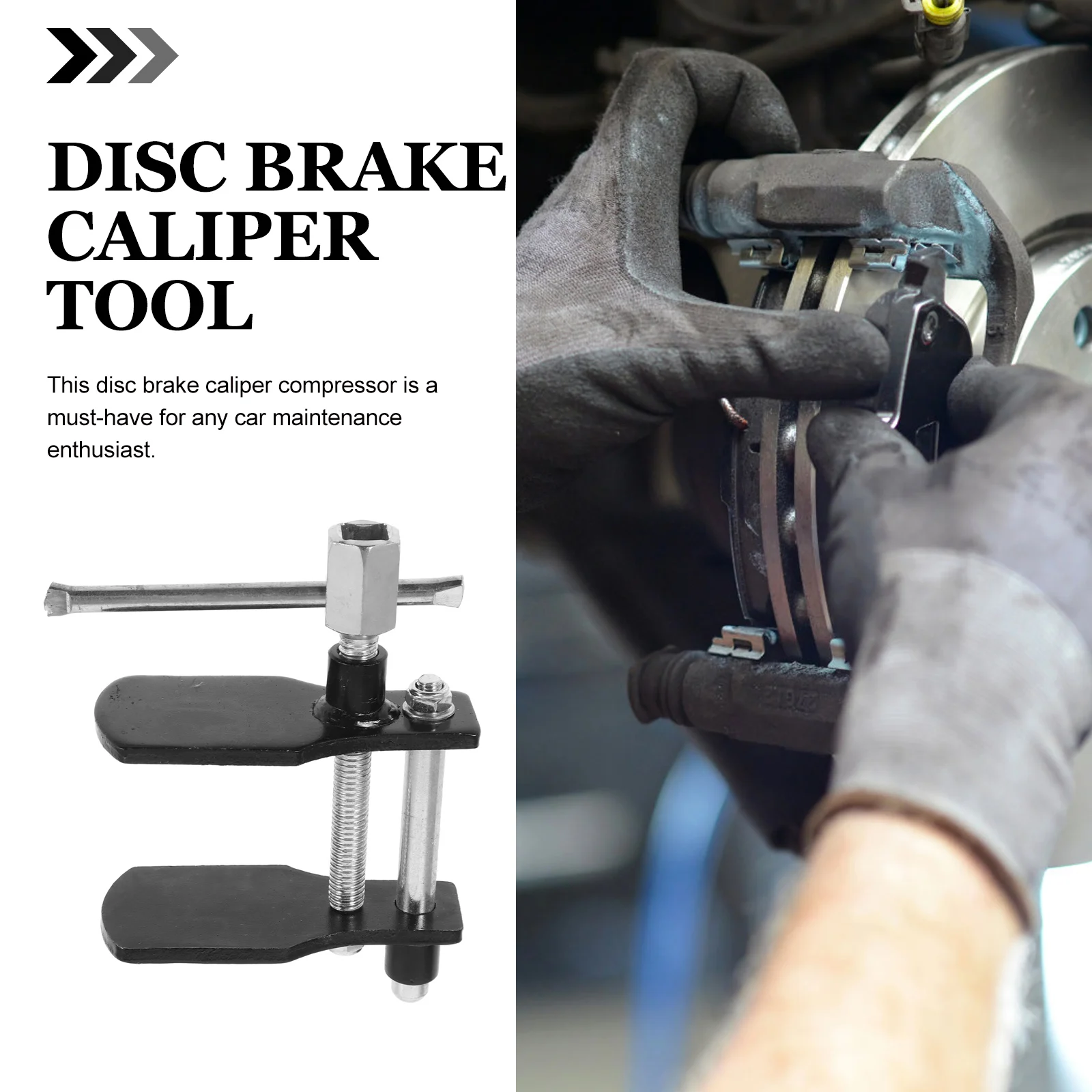 

Disc Brake Caliper Tool Precise Adjustments Design Multi-Functional Auto Repair Spreader Compression Kit