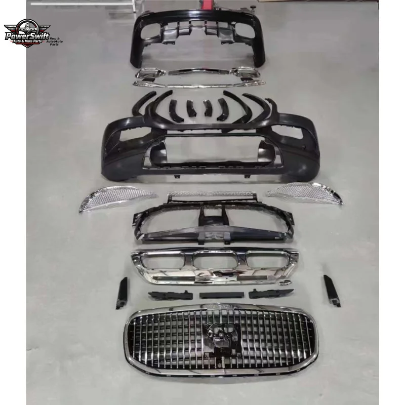 

Suitable for Mercedes-Benz GLS Bumper Grille Tailpipe X167 Surround Maybach