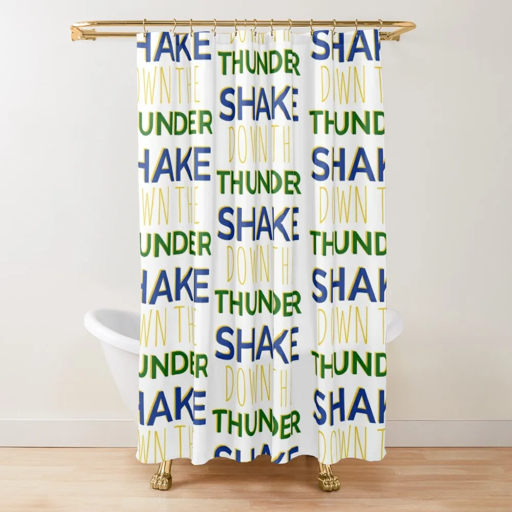 

Shake Down the Thunder Shower Curtain Cover Bathroom For Shower Toilet Accessories Bathroom Curtain