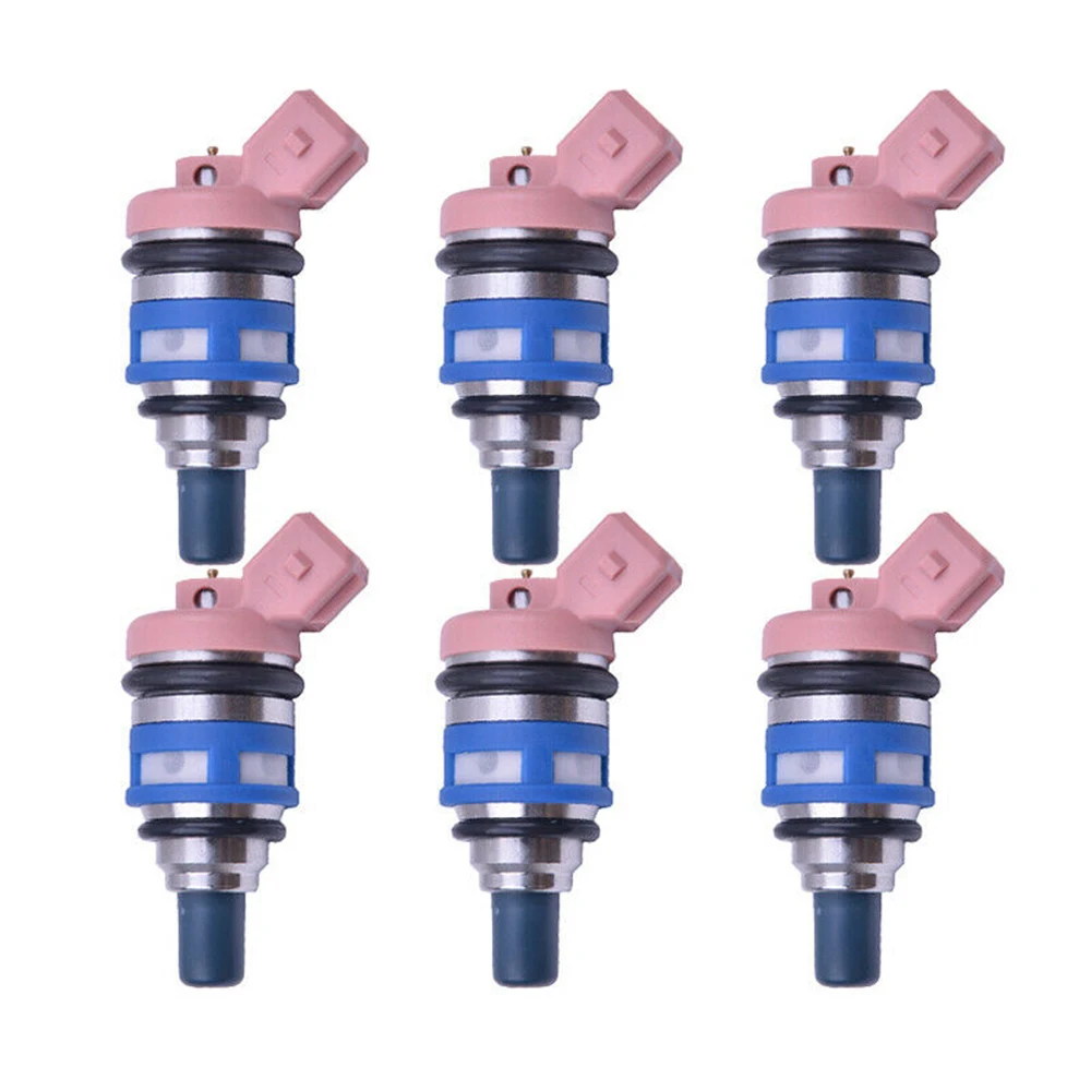 6PCS 16600-85E06 For Nissan Maxima II (J30) 3.0 i Saloon 1988-1994 Fuel Injector 16600-21V02 1660085E01 1660085E05