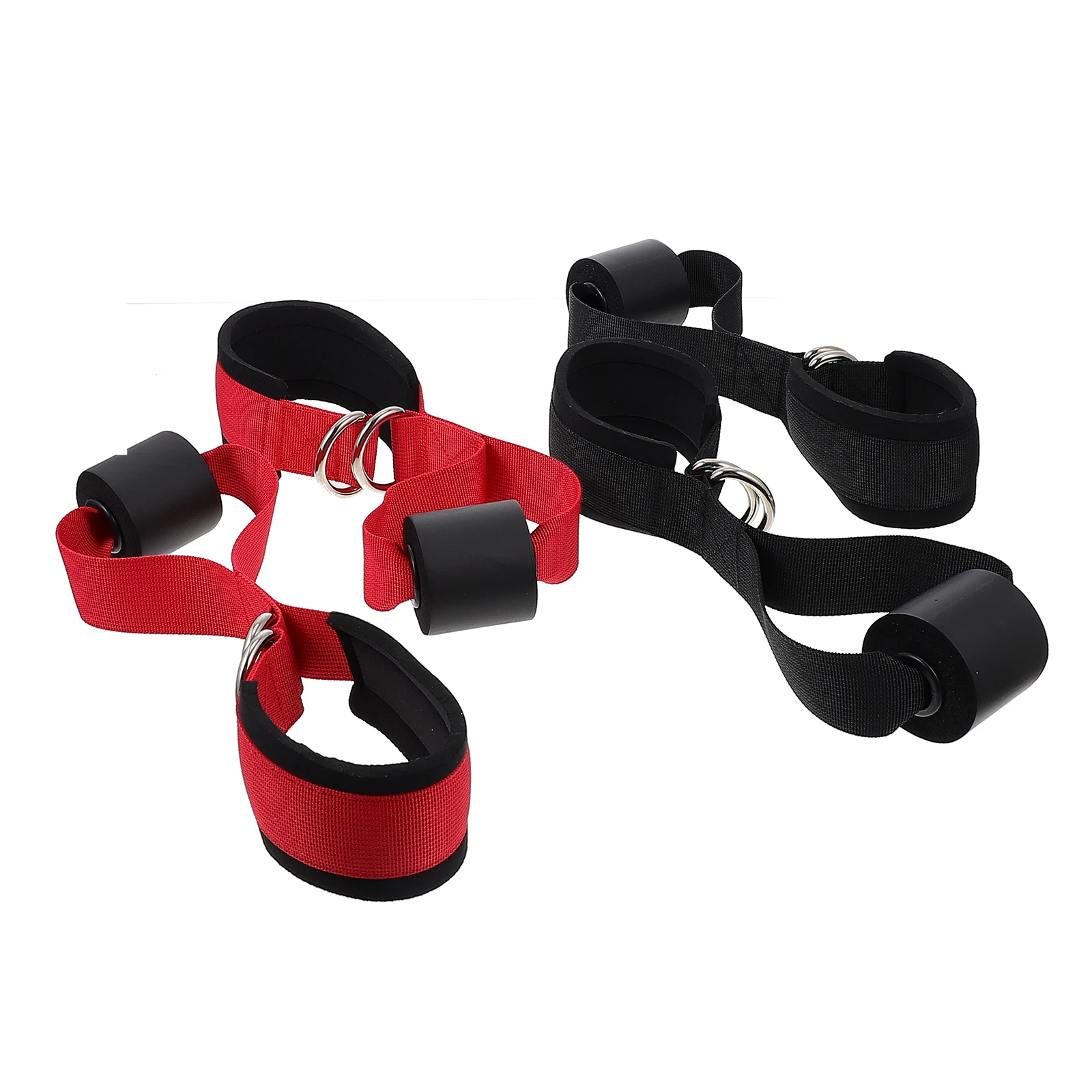 

2 Pcs Door Buckle Tensioner Exercise Straps Gym Accessories Fitness Ankle Leg for Working Out Training Rope Pulling Attachment