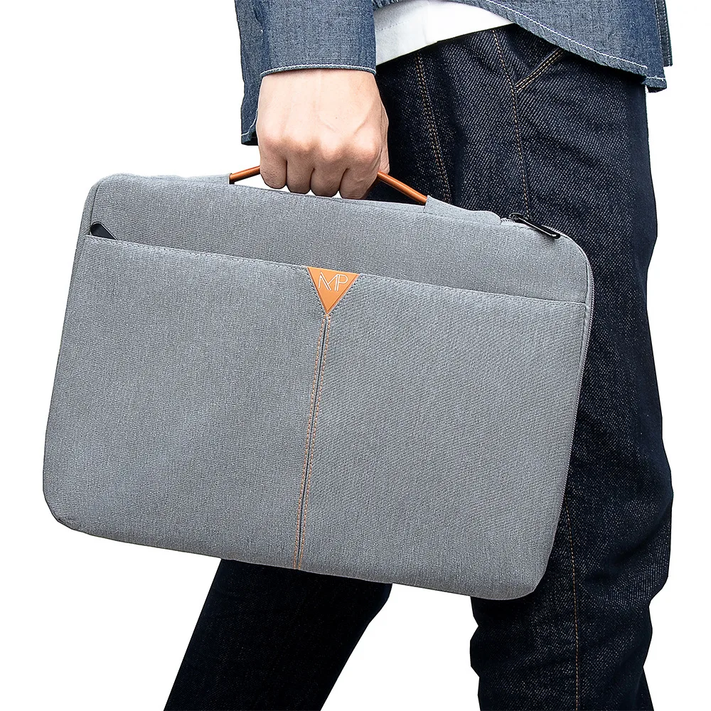 Minimalist Laptop Case 15.6-inch Large Capacity Briefcase with 360 degree Protection Laptop Handbag