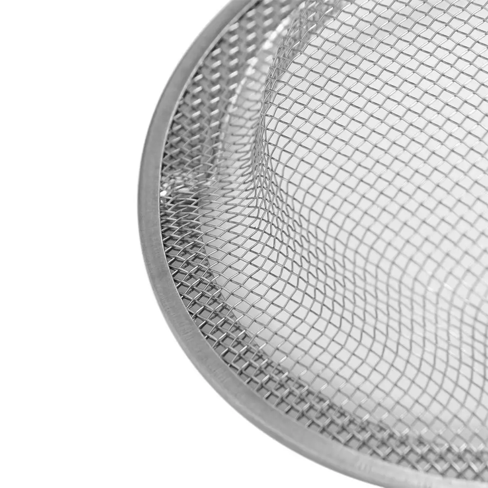 Floor Drain Durable Sink Strainer Mesh Round Convenient Drain Stopper Filter Silver with Handle Hair Catcher Kitchen