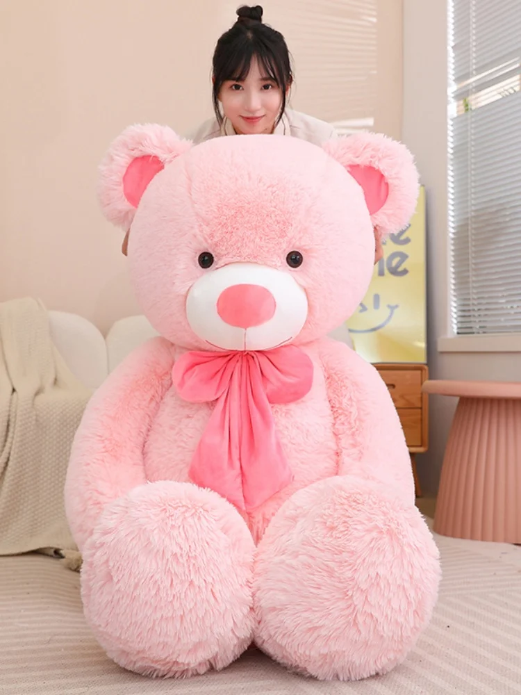 Reuze Teddybeer Pluche Speelgoed 80-120cm Zacht Knuffeldier Grote Kussenpop voor Verjaardag Valentijnsdag Cadeau voor Vriendin - afbeelding 2