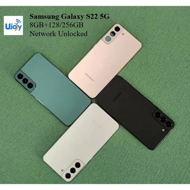 Samsung Galaxy S22 5G 8GB+128/256GB Network Unlocked Phone  6.1 Inch Snapdragon 8 Gen1 Dual Standby Cellphone -Used Phones