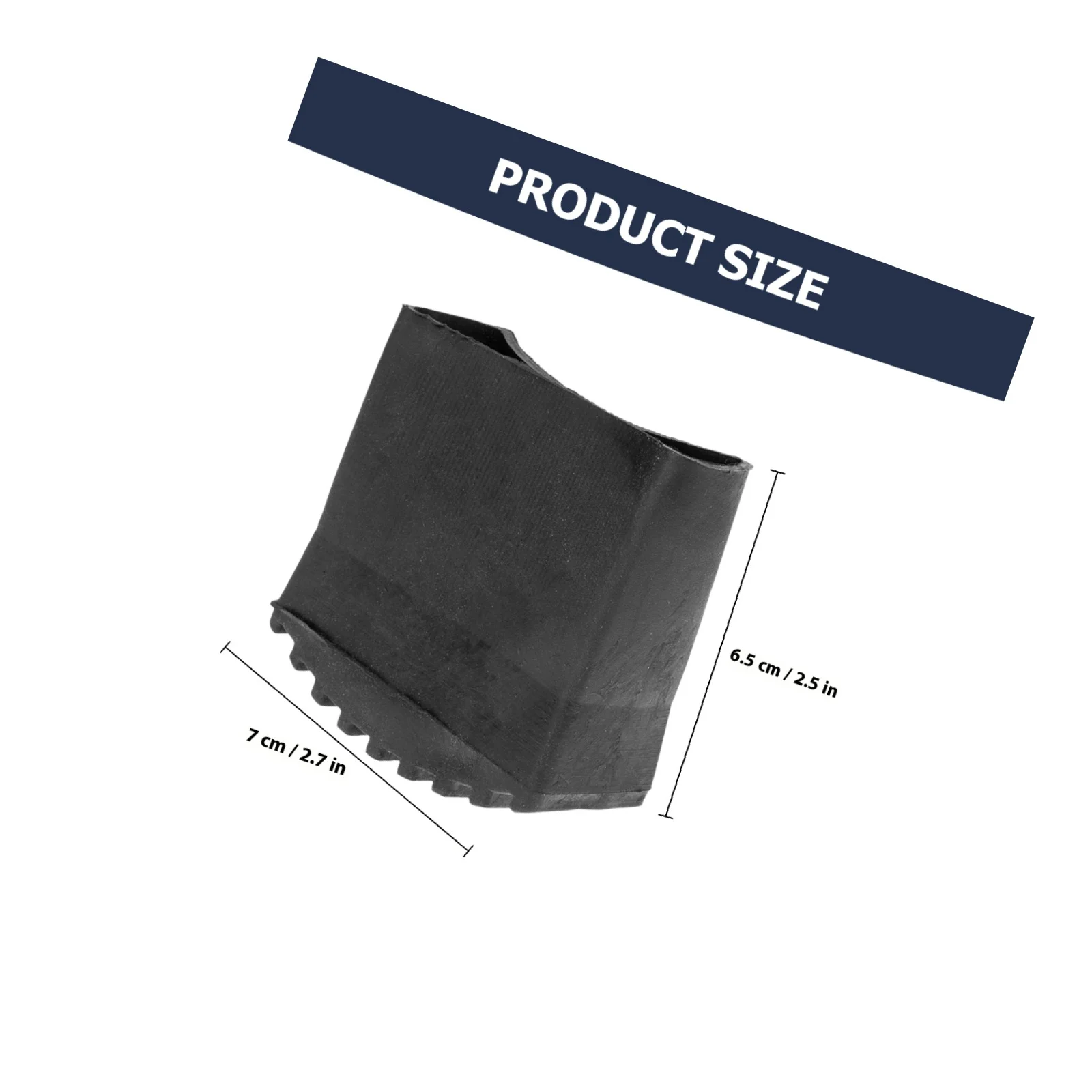 4pcs Foot Cover Rubber Non-Slip Pad For Extension Ladder Anti-Scratch Floor Protector Ladder Accessories Building Tools