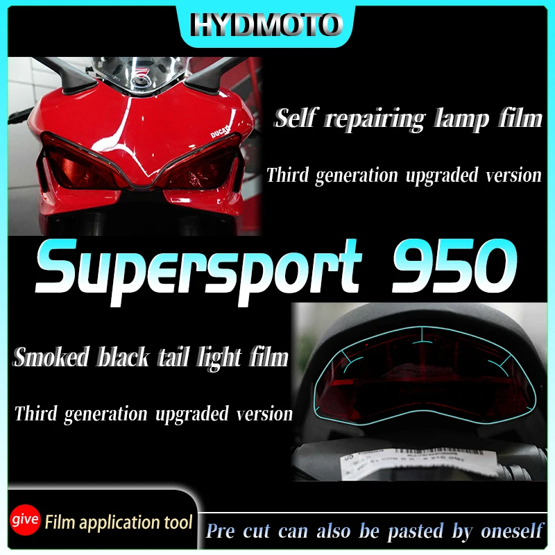 For Ducati Supersport 950 instrument film screen protection TPU film modification sticker decoration