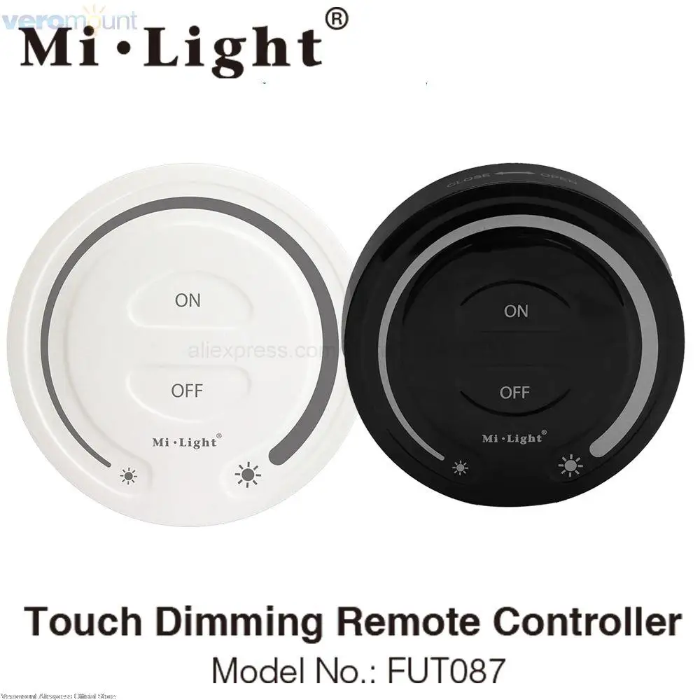 MiLight FUT087 FUT087-B 2.4G Wireless Touch Dimming Remote Brightness Adjust LED Controller for MiBoxer Dimming Bulbs Controller