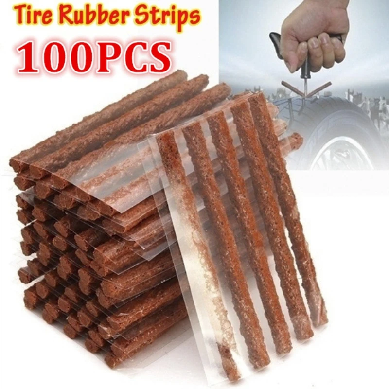 Tire Repair Strip Auto Motorcycle Tubeless Tyre Wheels Puncture Plug Seal Tape Repair Car Tubeless Tire Seals Repair Strips