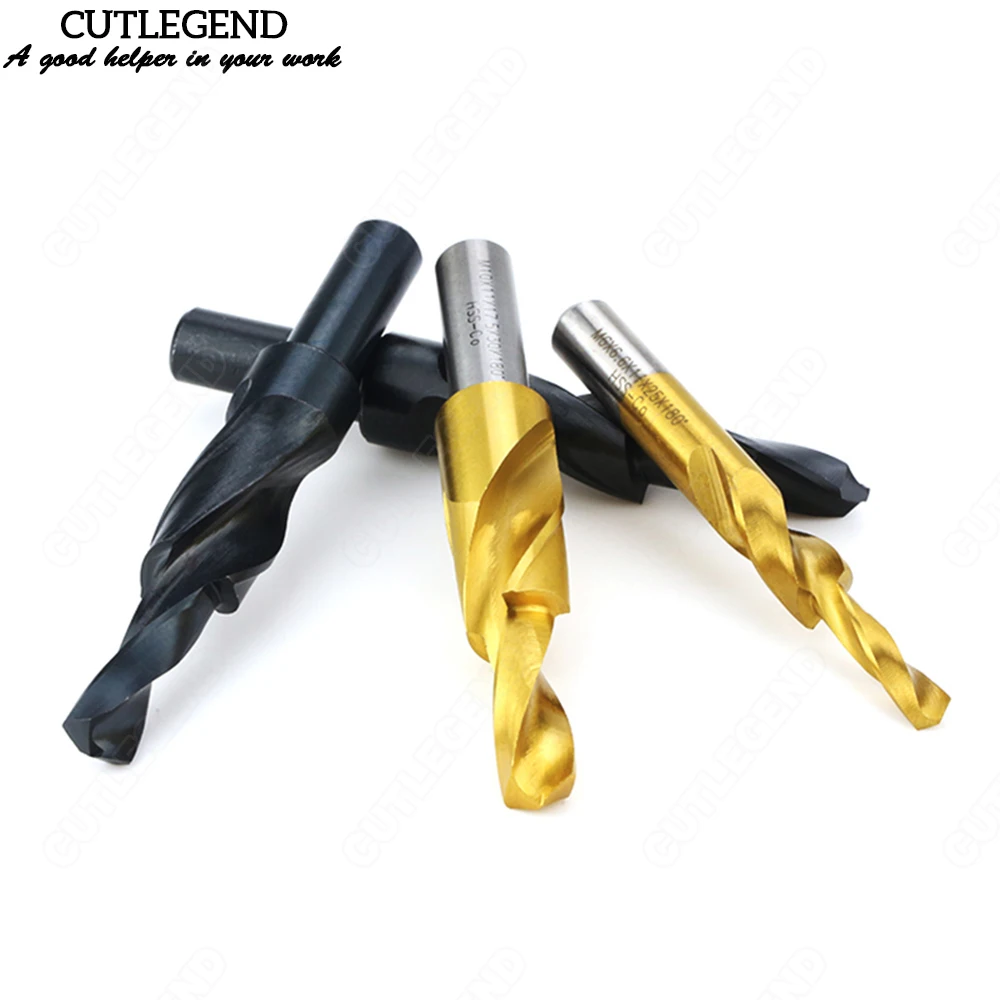 90/180 Degree M35 Cobalt/HSS Counterbore Twist Step Drill Bit For Metal Steel Drilling Hole And Chamfering M3M4M5M6M8M10M12