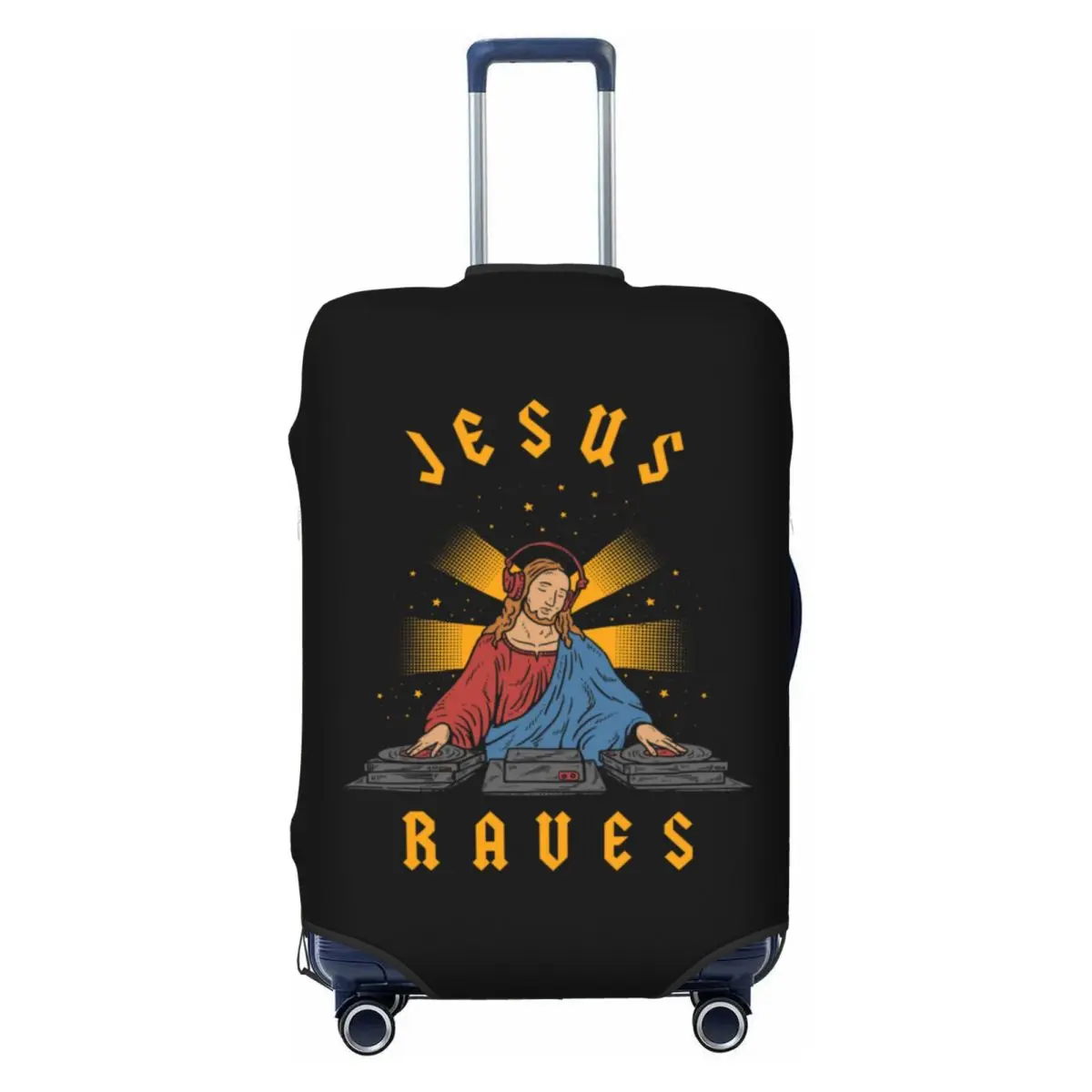 

Custom Custom Jesus Has Rizzen Luggage Cover Protector Elastic Travel Suitcase Covers