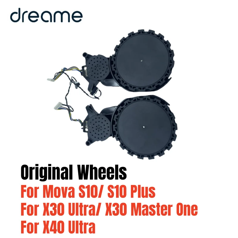 

Original Left and Right Wheel for Dreame Mova S10/ S10 Plus/ X30 Ultra/ X30 Master One/ X40 Ultra Vacuum Cleaner Spare Parts