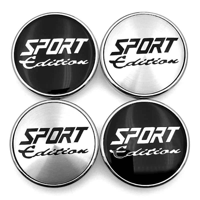 4pcs/lot Sport Edition Logo 57mm Car Wheel Center Cap For Toyota Vios Avanza Innova Camry Alphard Rim Centre Hub Cover