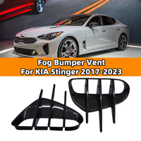 Pair Front Bumper Trim Vent Hole Cover Body Kit For KIA Stinger 20172018 2019 2020 2021 2022 2023 2024 2023 Bumper Grill