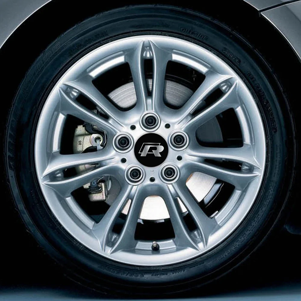 Golf 3 4 MK3 MK4 2026 Hot For VW VOLKSWAGEN 4pcs 56mm Car Wheel Center Cover Sticker Hub Cap Emblem Sticker Tires For Volkswagen - view 5