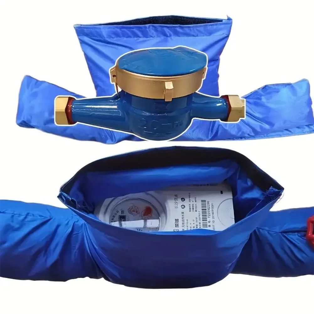 Thickened Insulation Covers 2pcs for Outdoor For Water Meters Prevent Freezing and Weather Related Pipe Issues