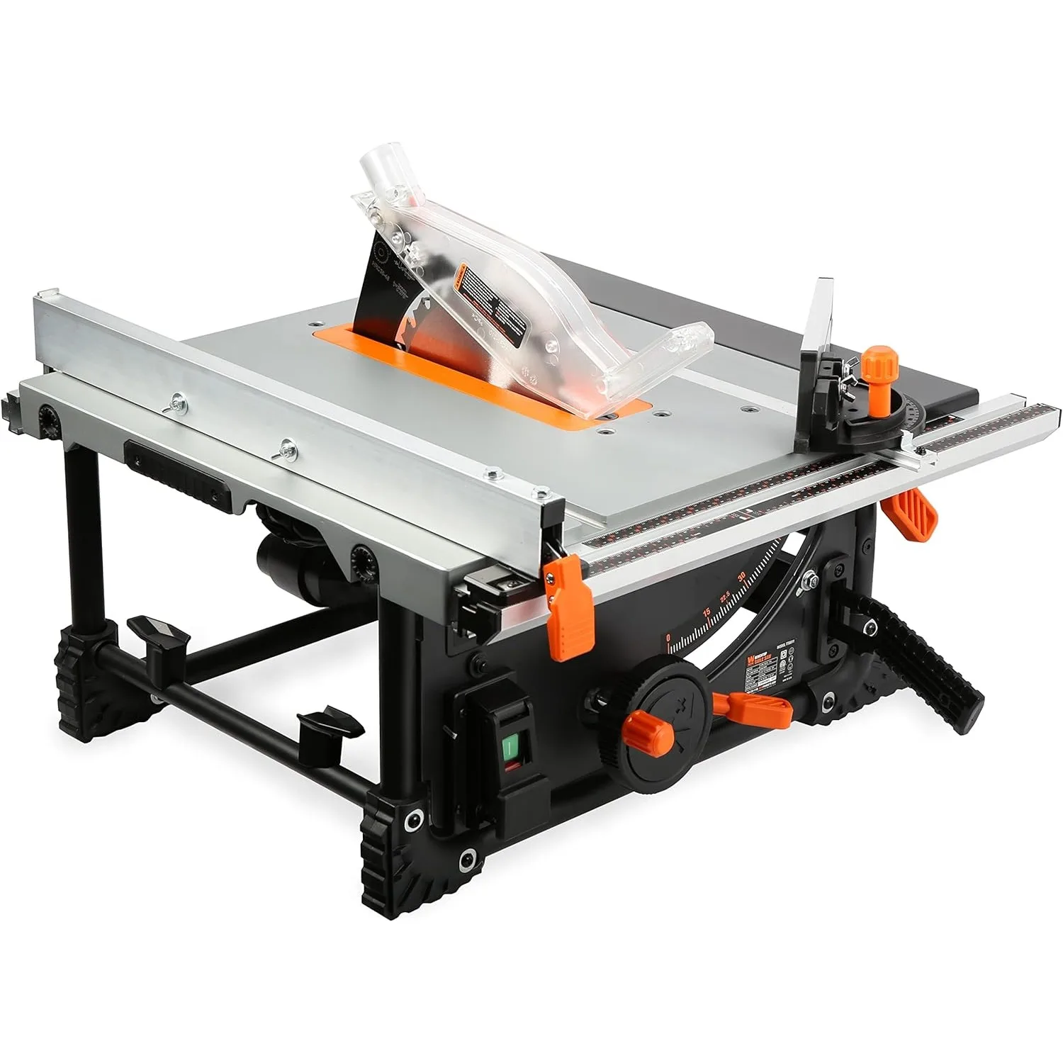 WEN TT0811 11-Amp 8.25-Inch Compact Benchtop Jobsite Table Saw, Black