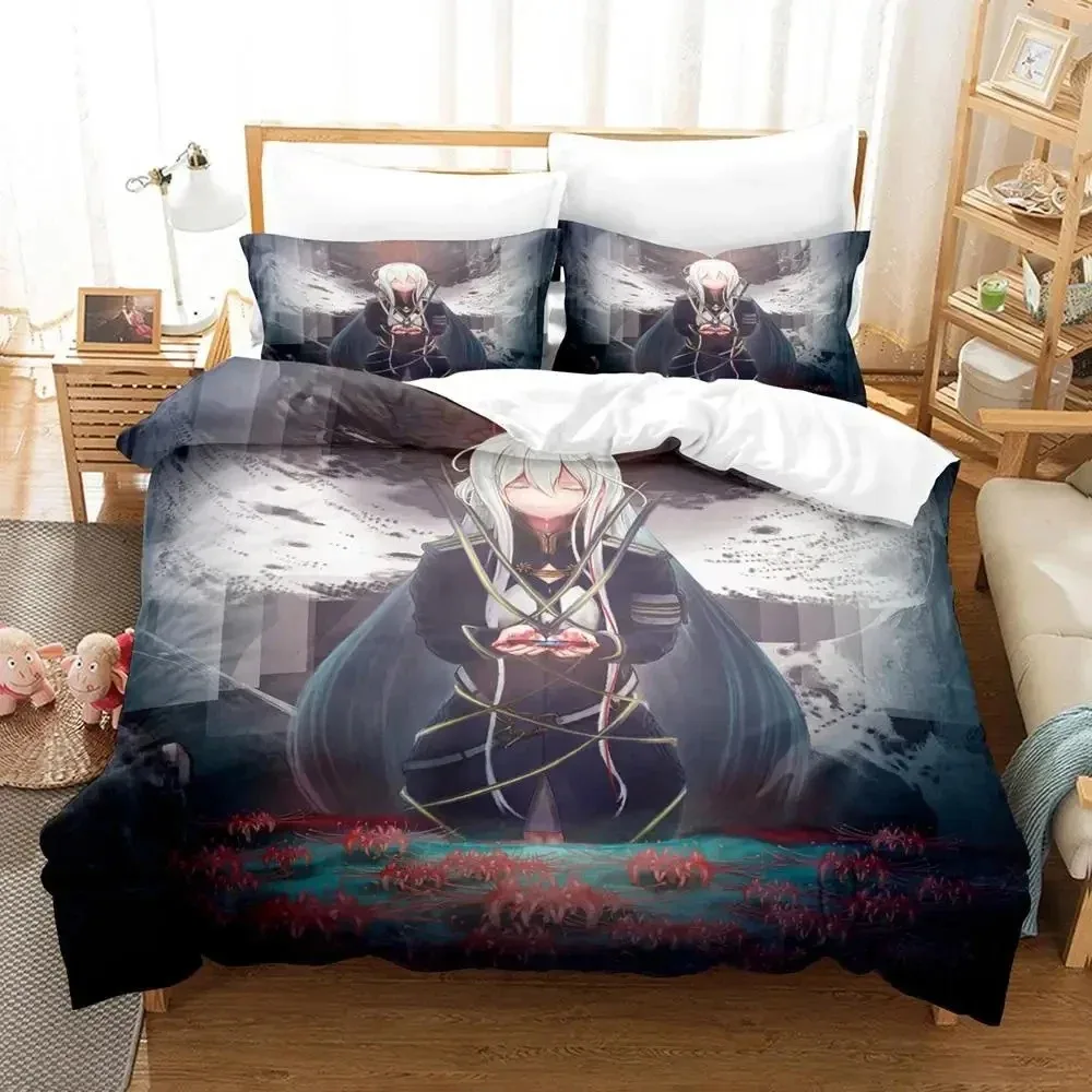 

Cartoon 86-Eighty Six Bedding Set Duvet Cover Bed Set Quilt Cover Pillowcase Comforter king Queen Size Boys Adult Bedding Set