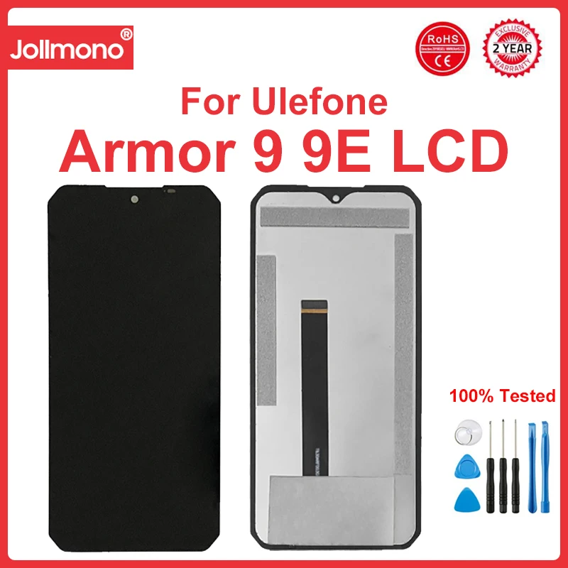 For Ulefone Armor 9 LCD Display Touch Screen Digitizer Assembly For Ulefone Armor 9E Display Armor9 LCD Screen Sensor