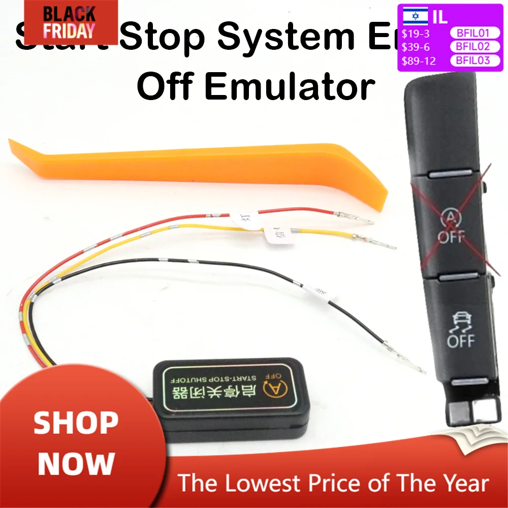 Auto Start Stop System Engine Off Emulator Canceller SSAM Deactivation ISG Eco- Plug For VW Golf 6 7 Audi A7 Q3 Seat Altea Skoda