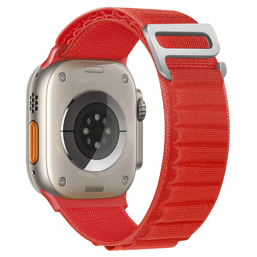 Apple Watch bandjes 45mm 46mm 49mm 42mm iWatch band 44mm 40mm Nylon Alpine armband Correa Serie 10 9 8 7 6 11 SE Ultra 2 3