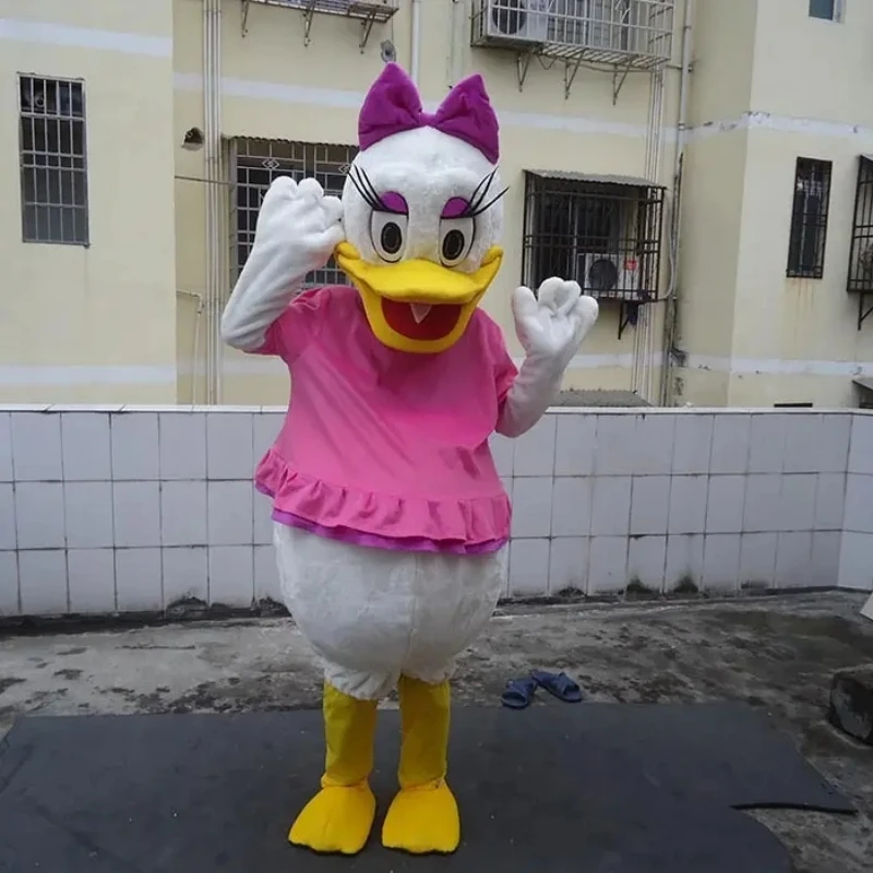 MINISO Daisy Blue Pink Donald Duck Boy and Daisy Duck Girl Cartoon character costume Mascot Advertising Fancy Dress Party